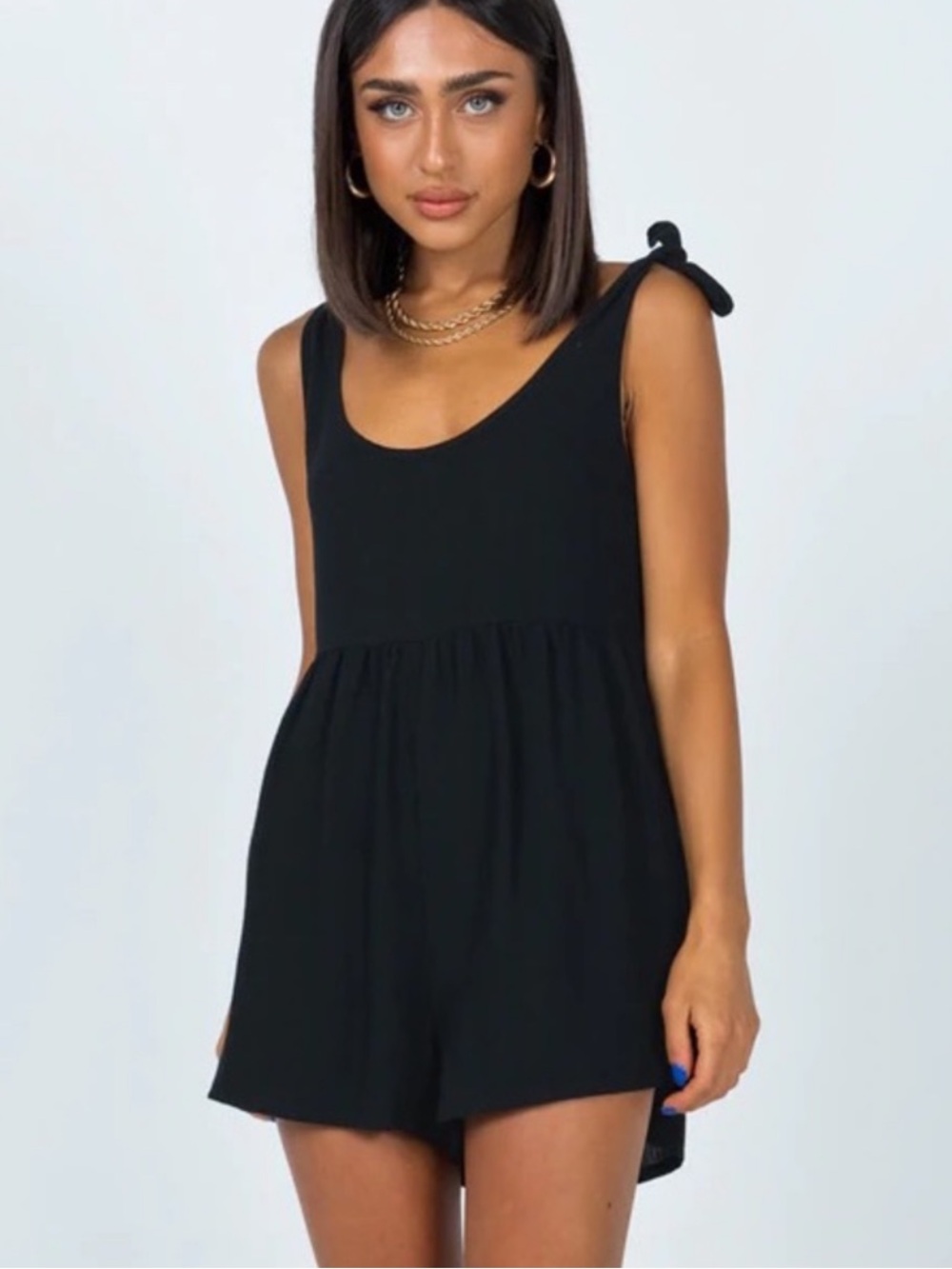 NWT PRINCESS POLLY TAY BLACK ROMPER WOMEN’S SIZE 6